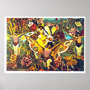 Chrysalis and Butterfly - Poster