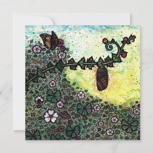 Chrysalis Blank Fine Art Greetings Card