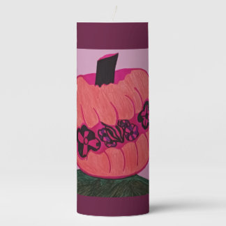 Chrysalis In A Pumpkin Pillar Candle