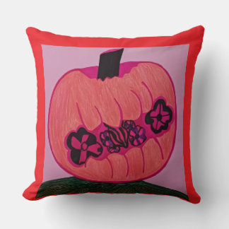 Chrysalis In A Pumpkin Throw Pillow