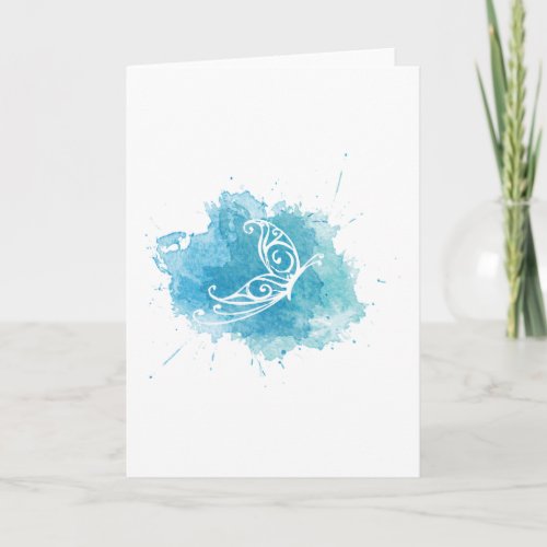 Chrysalis Logo Greeting card _ vertical