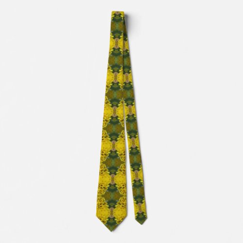Chrysantheme Yellow Neck Tie