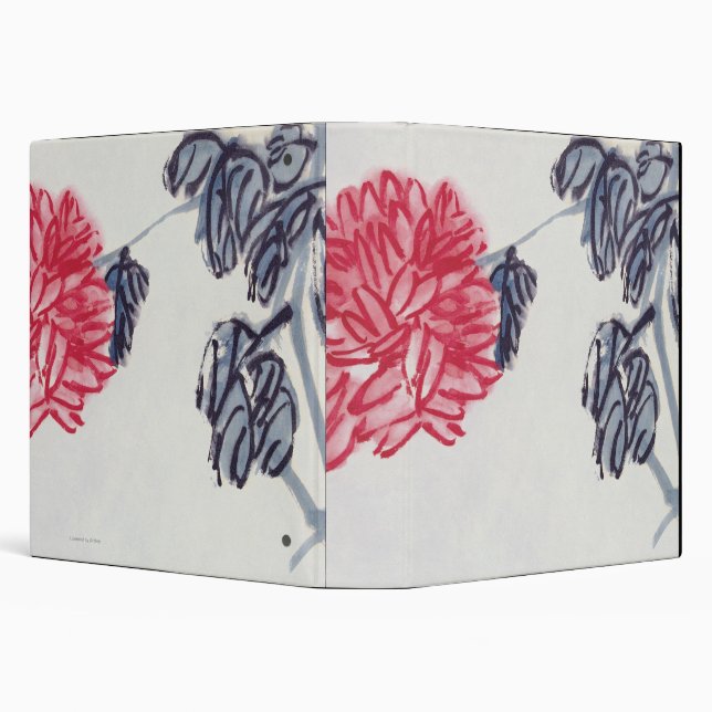 Chrysanthemum 3 Ring Binder (Background)