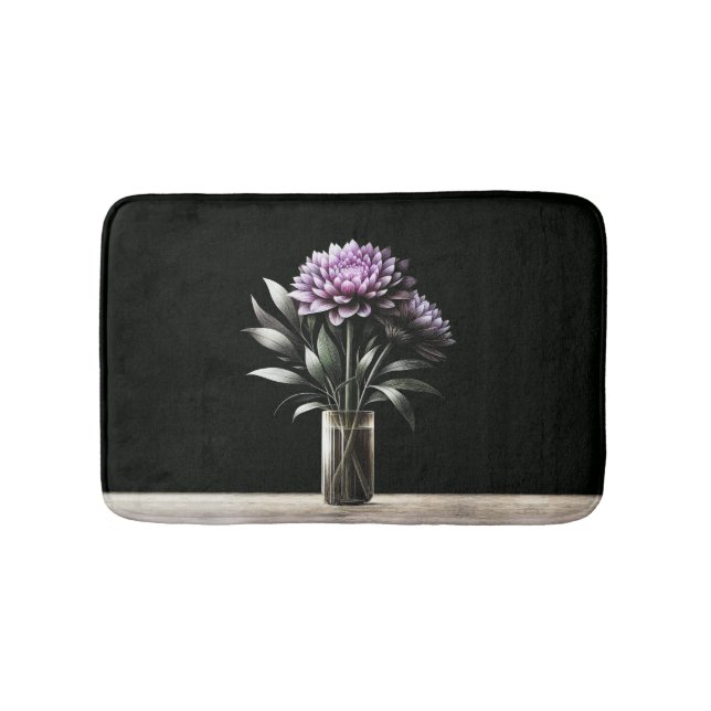 Chrysanthemum Bath Mat (Front)
