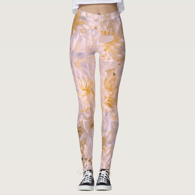 chrysanthemum bloom leggings (Front)