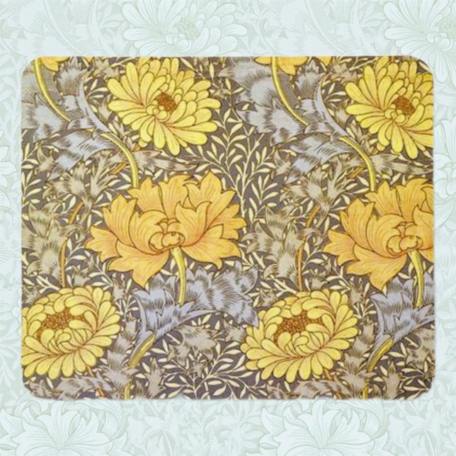 chrysanthemum by William Morris Mouse Pad (Creator Uploaded)