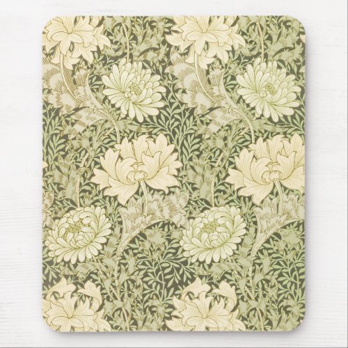 Chrysanthemum by William Morris Vintage Art Mouse Pad