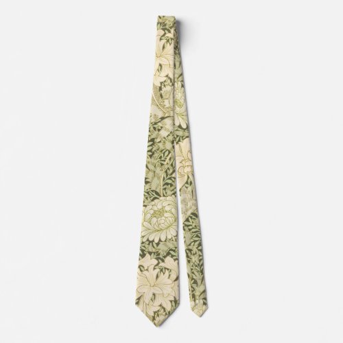 Chrysanthemum by William Morris Vintage Art Neck Tie