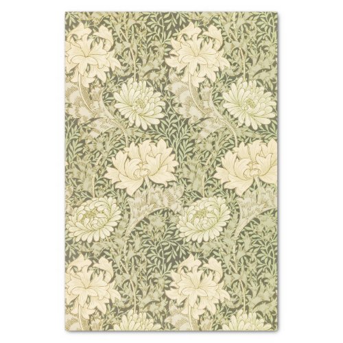 Chrysanthemum by William Morris Vintage Art Tissue Paper