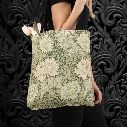 Chrysanthemum by William Morris Vintage Art Tote Bag