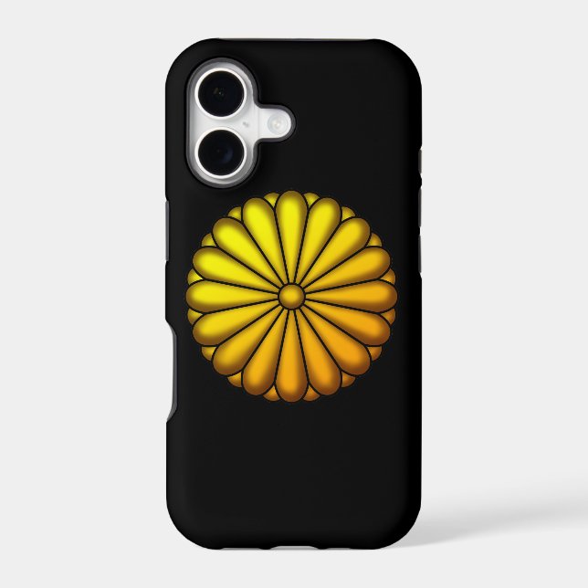 Chrysanthemum crest iphone case (Back)