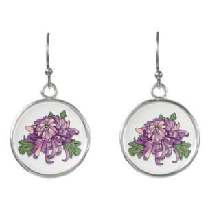 Chrysanthemum Earrings