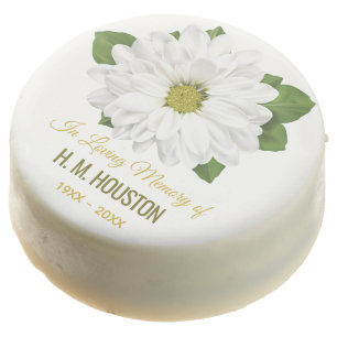 Chrysanthemum Flower Funeral Memorial Chocolate Covered Oreo