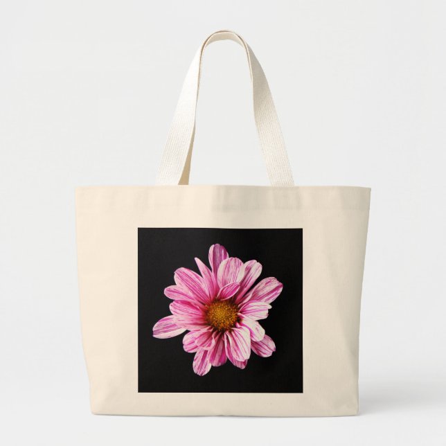 Chrysanthemum Flower jtcnm Large Tote Bag (Front)