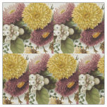 Chrysanthemum Flower Mum Floral Fabric