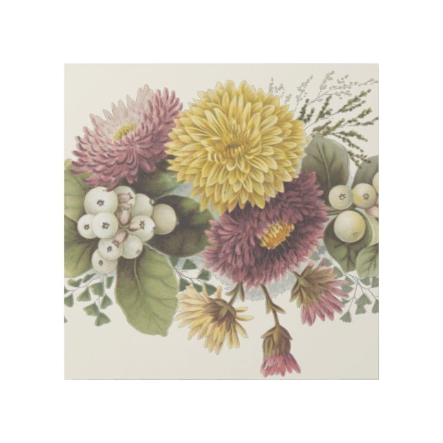 Chrysanthemum Flower Mum Floral Gallery Wrap (Front)