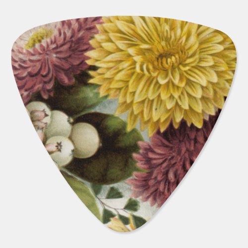 Chrysanthemum Flower Mum Floral Guitar Pick