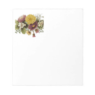 Chrysanthemum Flower Mum Floral Notepad