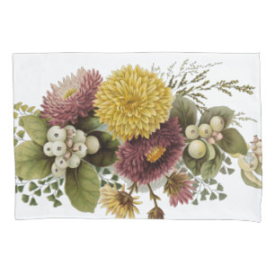 Chrysanthemum Flower Mum Floral Pillow Case