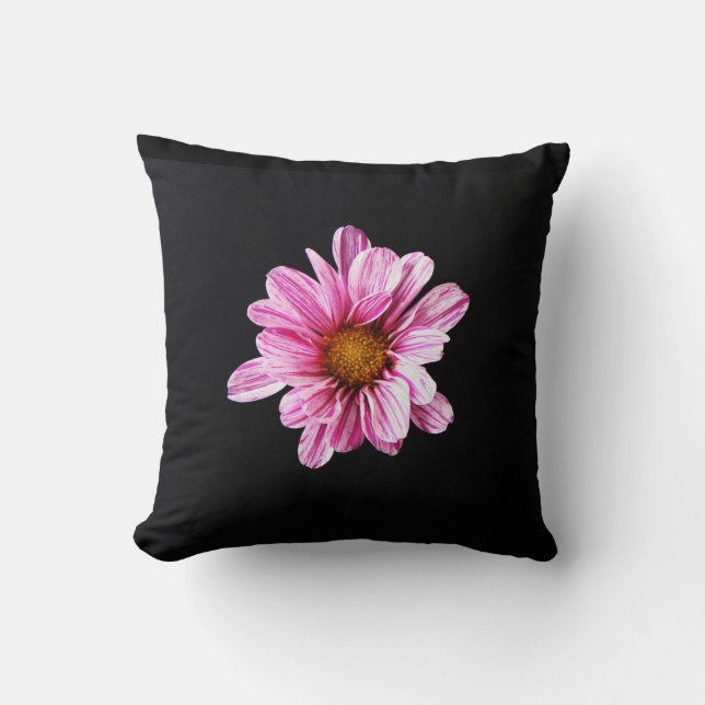 Chrysanthemum Flower tpcnm Throw Pillow (Front)