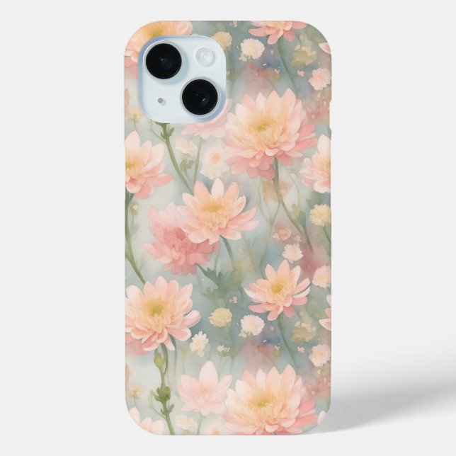Chrysanthemum flowers Case-Mate iPhone case (Back)