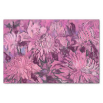 Chrysanthemum Flowers Floral Painting Pink Maroon Tissue Paper Chrysanthemum Flowers Floral Painting Pink Maroon Tissue Paper