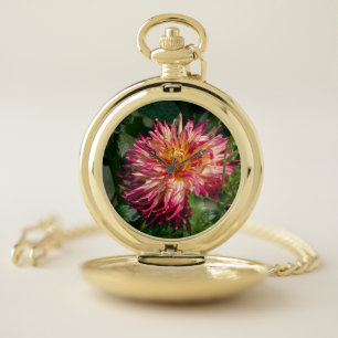 Chrysanthemum, Garden Blossom in Sunlight Pocket Watch