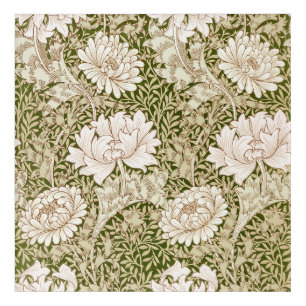 Chrysanthemum Gold, William Morris Acrylic Print