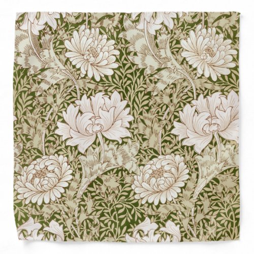 Chrysanthemum Gold William Morris Bandana