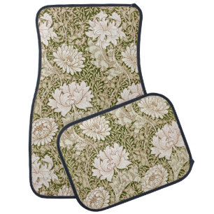 Chrysanthemum Gold, William Morris Car Floor Mat