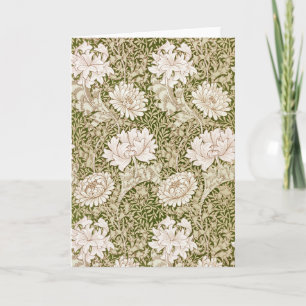 Chrysanthemum Gold, William Morris Card