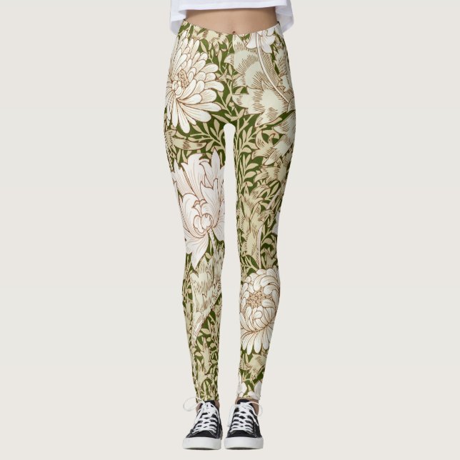 Chrysanthemum Gold, William Morris Leggings (Front)