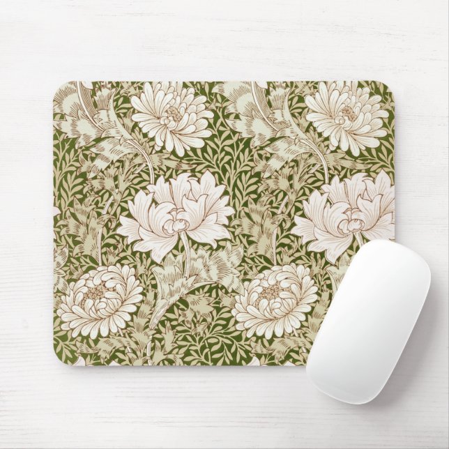 Chrysanthemum Gold, William Morris Mouse Pad (With Mouse)