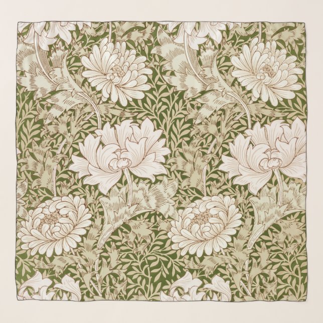 Chrysanthemum Gold, William Morris Scarf (Front)
