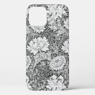 Chrysanthemum Gray, William Morris iPhone 12 Case
