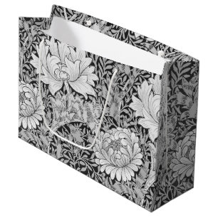 Chrysanthemum Gray, William Morris Large Gift Bag