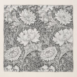 Chrysanthemum Gray, William Morris Scarf<br><div class="desc">William Morris (24 March 1834 – 3 October 1896) was a British textile designer, poet, novelist, translator, and socialist activist associated with the British Arts and Crafts Movement. He was a major contributor to the revival of traditional British textile arts and methods of production. His literary contributions helped to establish...</div>