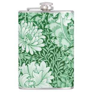 Chrysanthemum Green, William Morris Flask