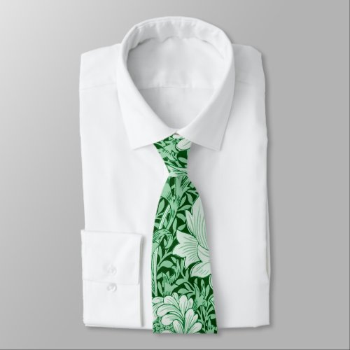 Chrysanthemum Green William Morris Neck Tie