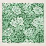 Chrysanthemum Green, William Morris Scarf<br><div class="desc">William Morris (24 March 1834 – 3 October 1896) was a British textile designer, poet, novelist, translator, and socialist activist associated with the British Arts and Crafts Movement. He was a major contributor to the revival of traditional British textile arts and methods of production. His literary contributions helped to establish...</div>