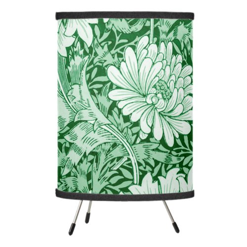 Chrysanthemum Green William Morris Tripod Lamp