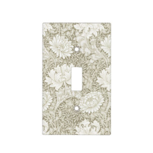 Chrysanthemum Ivory, William Morris Light Switch Cover