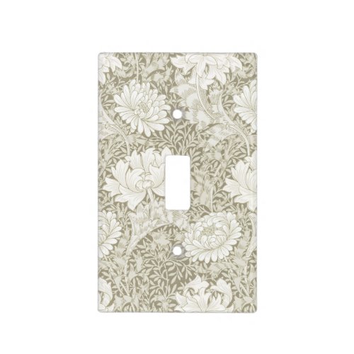 Chrysanthemum Ivory William Morris Light Switch Cover