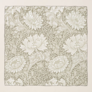 Chrysanthemum Ivory, William Morris Scarf