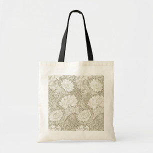 Chrysanthemum Ivory, William Morris Tote Bag