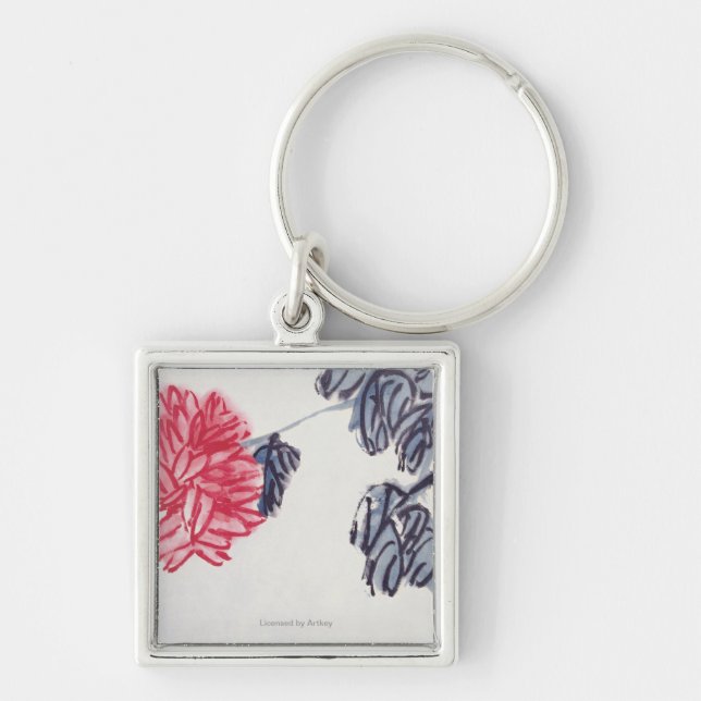 Chrysanthemum Keychain (Front)