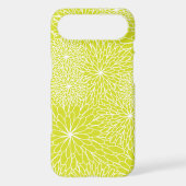 Chrysanthemum Lime Green iPhone Case (Back)