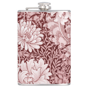 Chrysanthemum Maroon, William Morris Flask