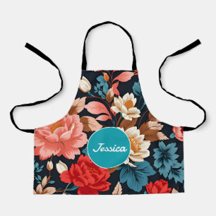 Chrysanthemum Mosaic Colorful Personalized Pattern Apron