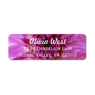 Chrysanthemum "Mum" Address Labels